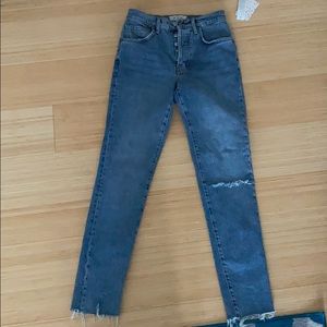 Free people jeans never worn with tags